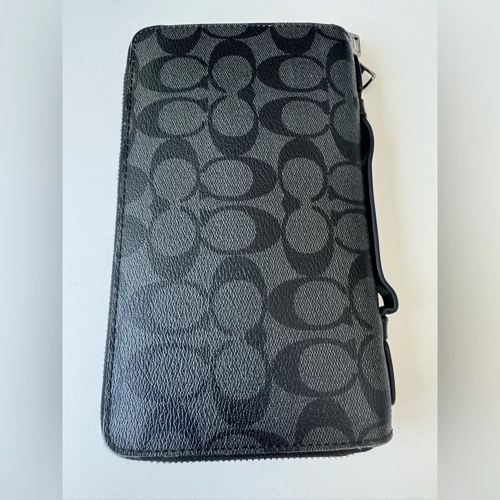 Coach double zip
